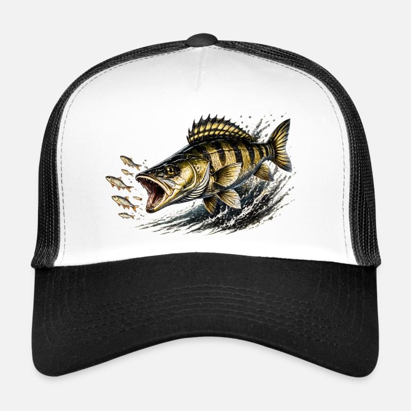 Mode Zander Strike – Conception de la pêche aux prédateurs Casquette trucker