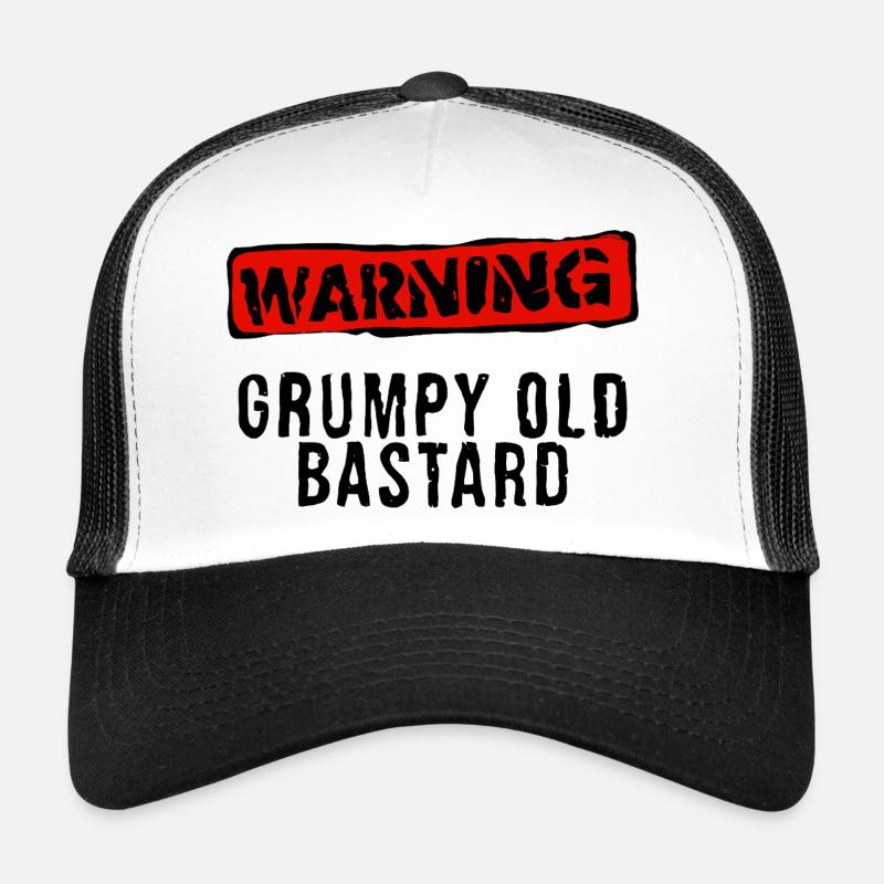 Avertissement Rouge Casquette trucker 
