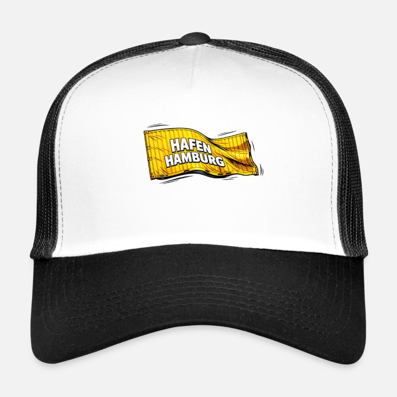 Hafen Hamburg Flaggen-Design Trucker Cap