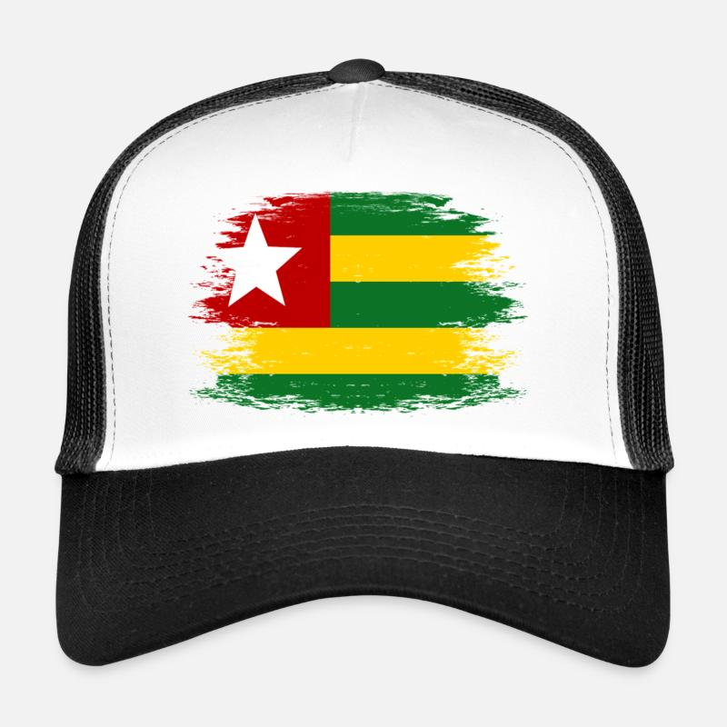Togo_Flagge_used Casquette trucker 
