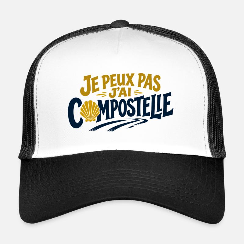 Je peux pas j'ai Compostelle Casquette trucker 