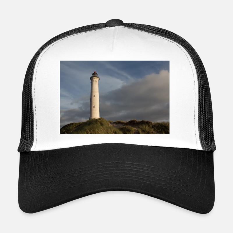Phare de Lingvig Fyr Ringkøbing Danemark Casquette trucker 