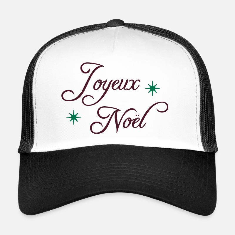 Joyeux Noël - Trucker Cap - white/black