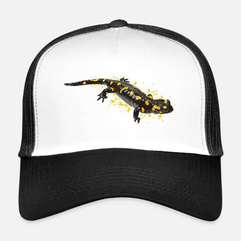Feuersalamander Salamander - Trucker Cap - Weiß/Schwarz