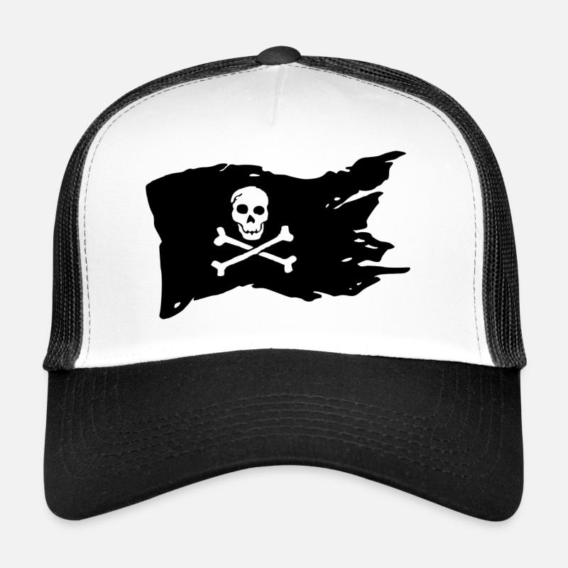 pavillon noir Casquette trucker 