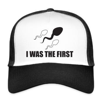Sperm - winner - the fastest - Trucker Cap - white/black - Front
