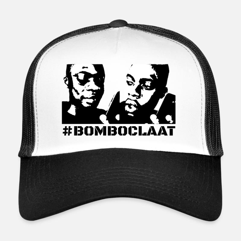 BOMBOCLAAT - Trucker Cap - Weiß/Schwarz