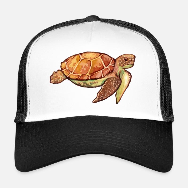 Turtle (watercolor) Trucker Cap