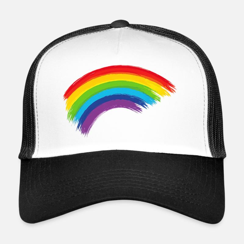 Regenbogen Pinselbogen Hoffnung Gemeinschaft  Trucker Cap