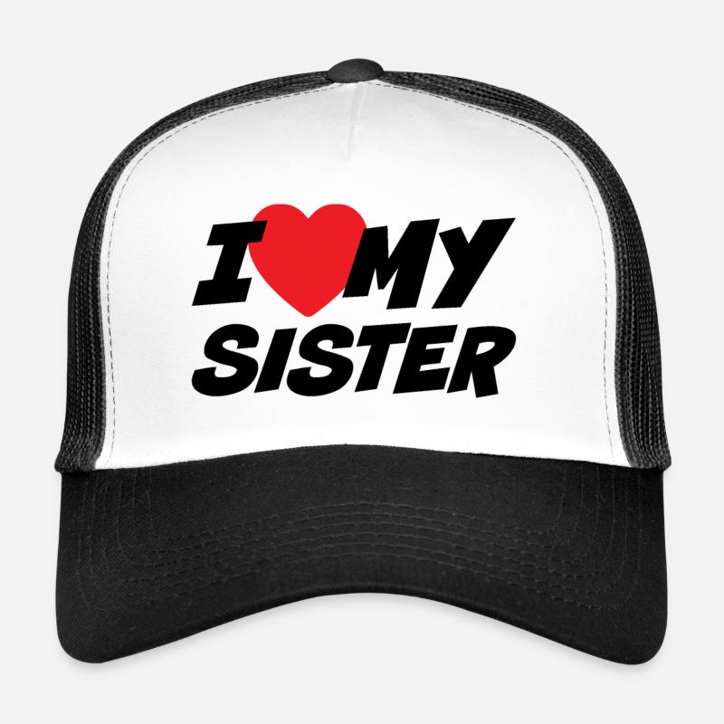 J’aime ma soeur Casquette trucker 