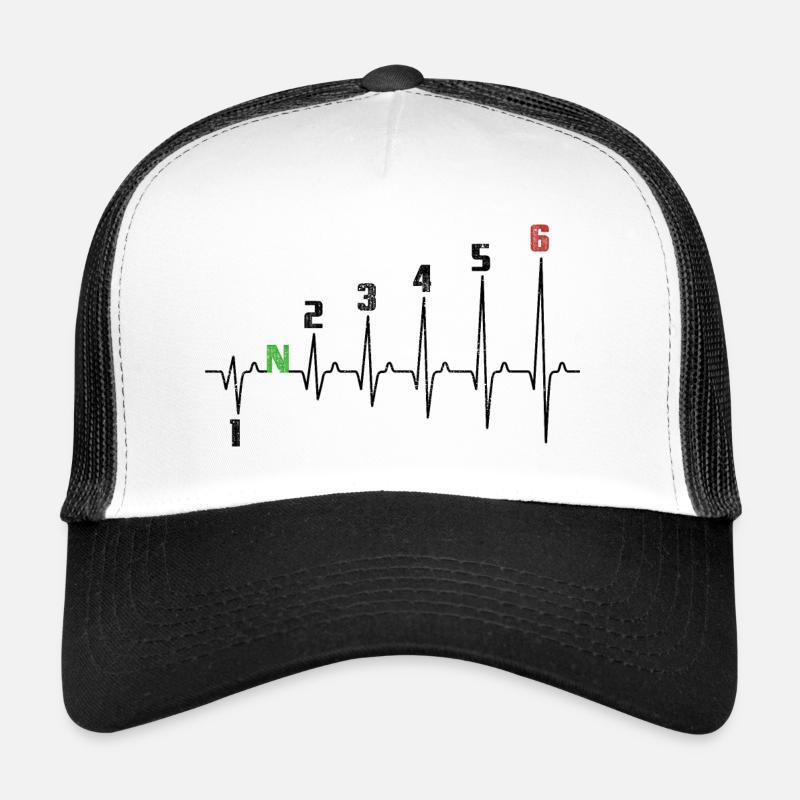 1N23456 Motorcycle Gearshift - Adrenaline - Pulse Trucker Cap