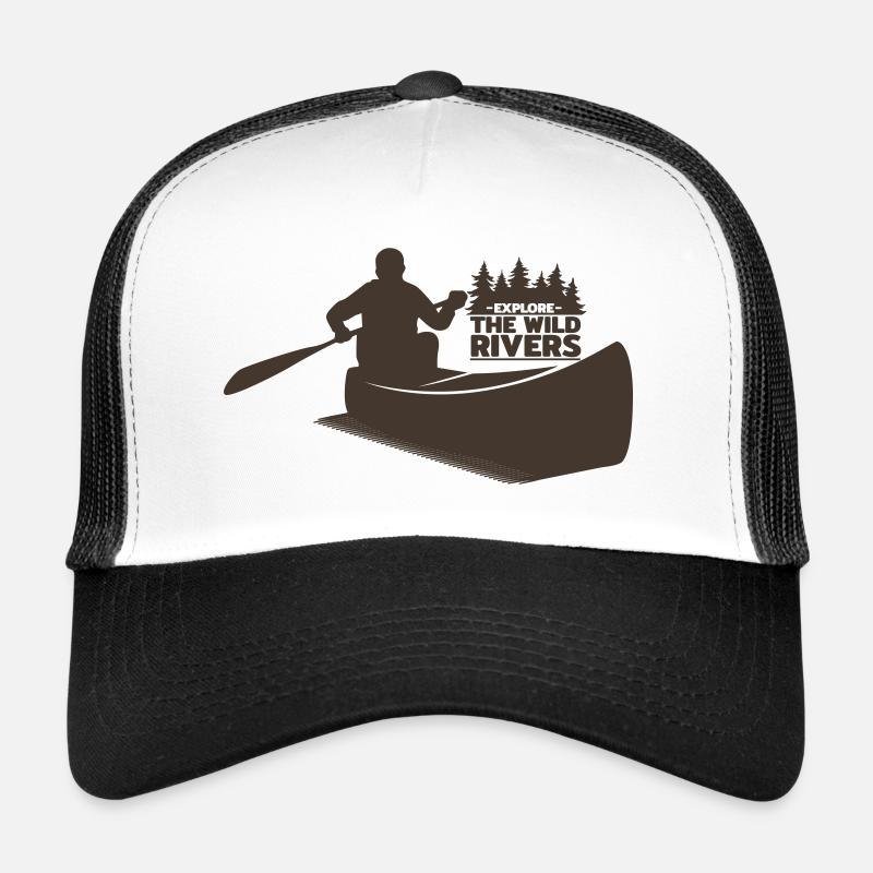 KAYAK PADDLE AVIRON EAU CANOË RAFTING BATEAU MOTIF Casquette trucker 