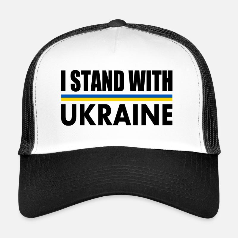 I stand with ukraine Casquette trucker 