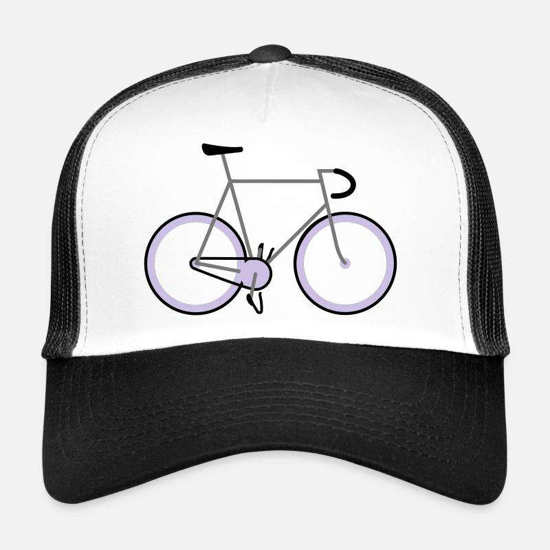 Fixie - Casquette trucker  - blanc/noir