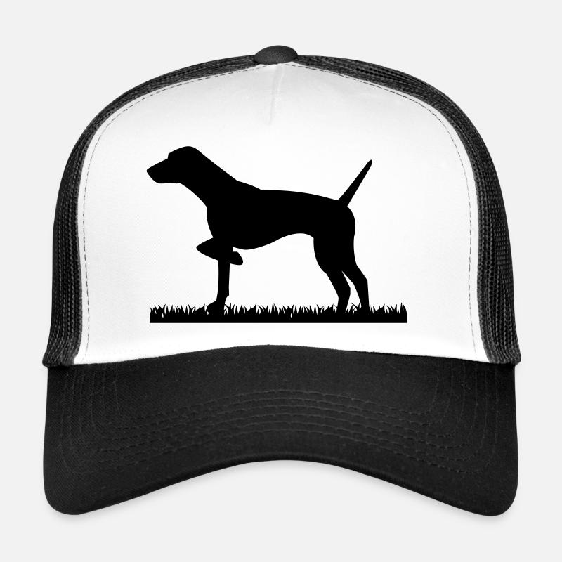 Deutsch Kurzhaar - Trucker Cap - Weiß/Schwarz