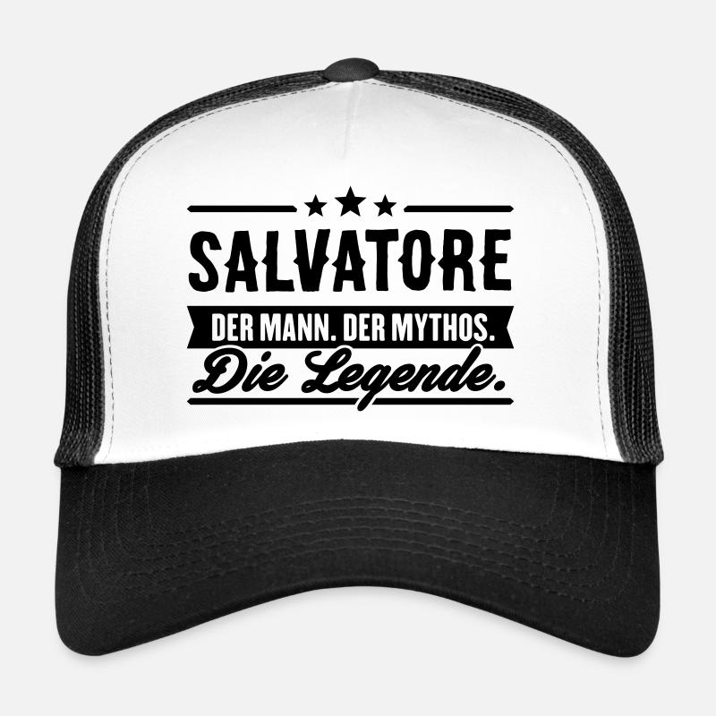 Man Myth Legend Salvatore Trucker Cap