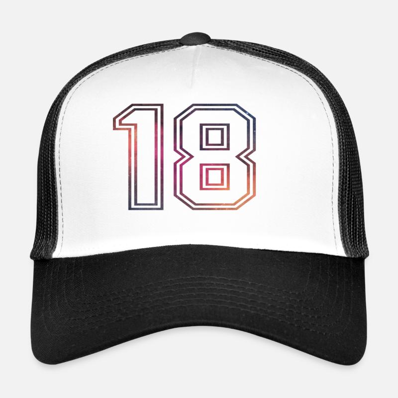 18 birthday - Trucker Cap - white/black