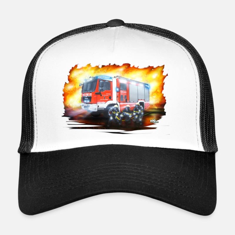 TLFA ohne Schrift - Trucker Cap - Weiß/Schwarz