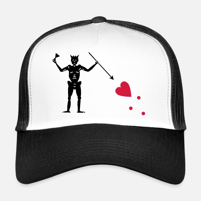 Pirate Flag of Blackbeard (Edward Teach) Trucker Cap