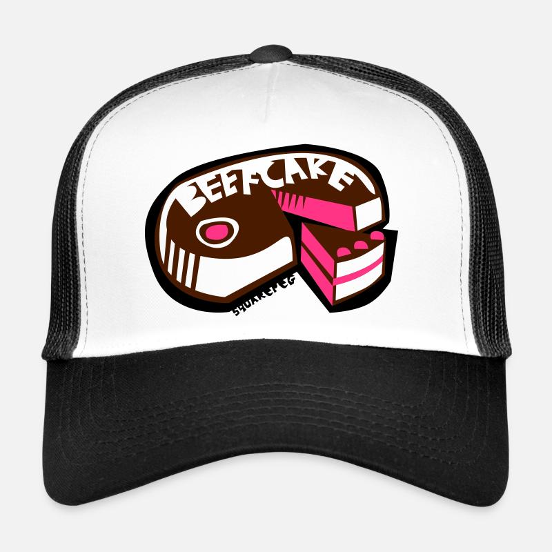 beefcake - Trucker Cap - white/black