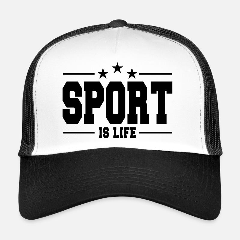 Le sport c'est la vie Casquette trucker 