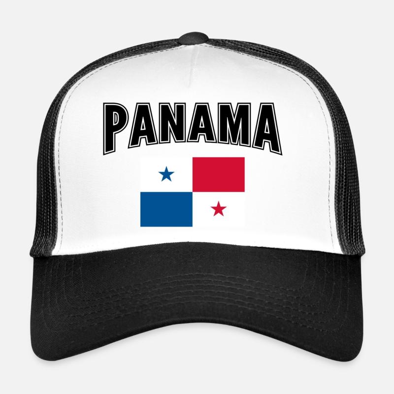 Panama - Trucker Cap - Weiß/Schwarz