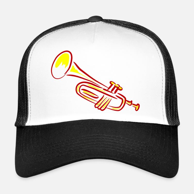 Trompete Bläser Design Trucker Cap