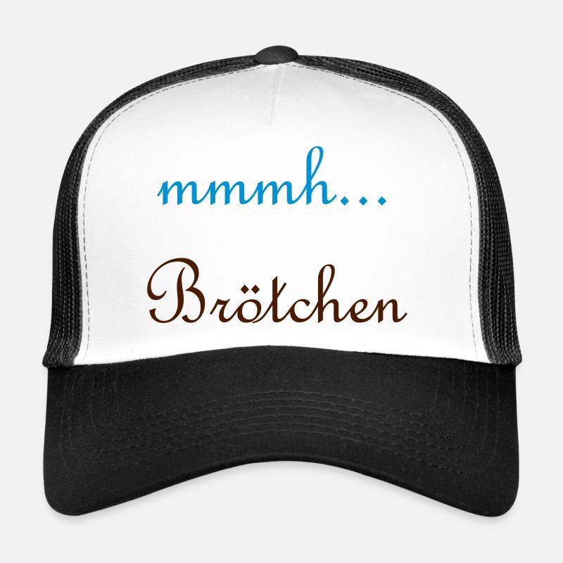 Brötchen - Trucker Cap - Weiß/Schwarz