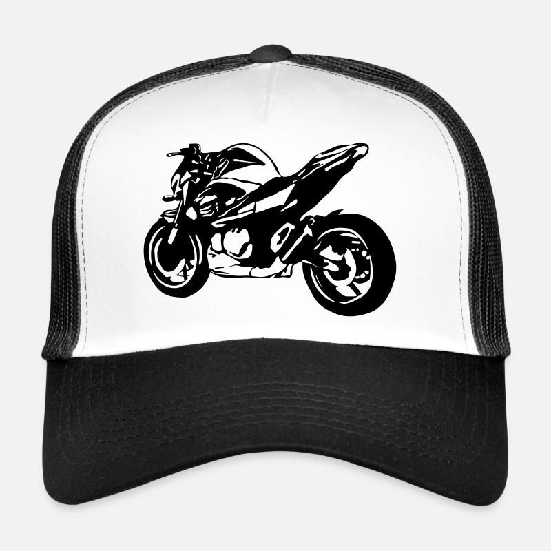 Vélo nu de la moto Casquette trucker 