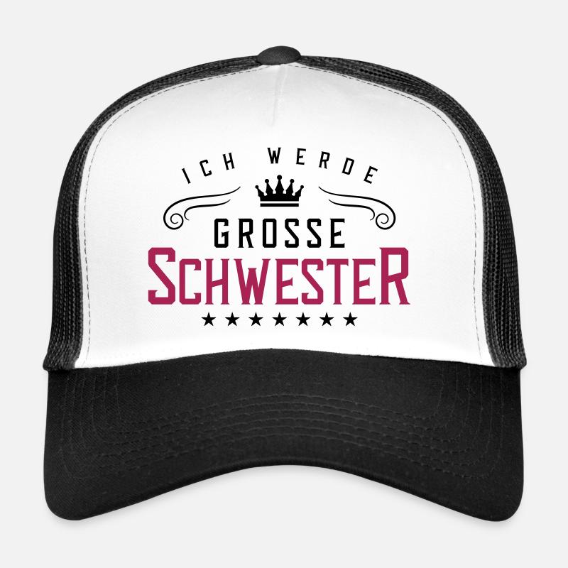 ich werde grosse schwester Trucker Cap