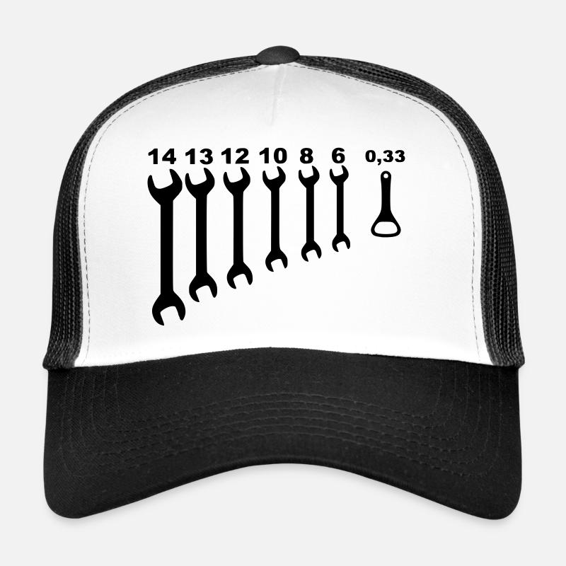 Clés, mécanicien, petits boulots, bricoleur * Casquette trucker 