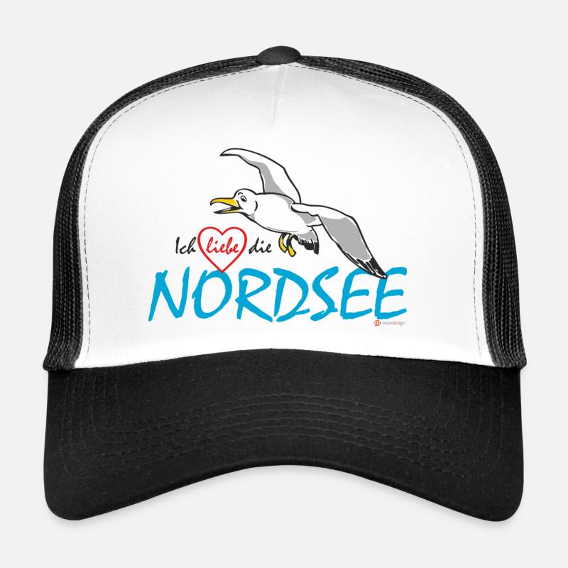 Möwe, Ich liebe die Nordsee Trucker Cap