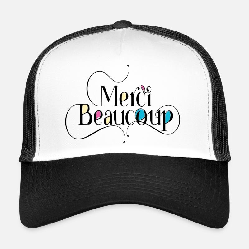 merci beaucoup Casquette trucker 