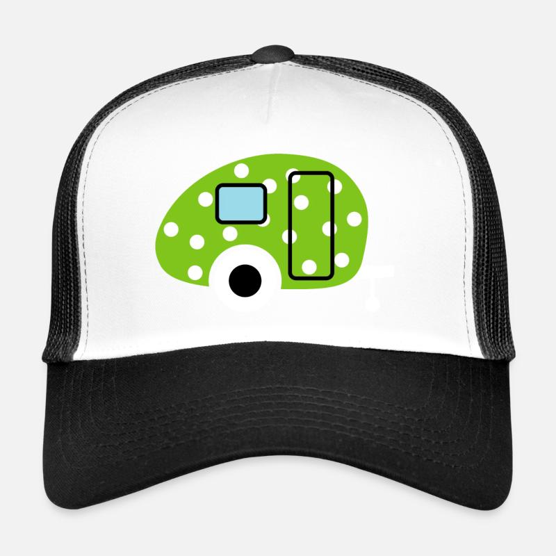 Caravane Caravane Points Verts Camping Oeuf de Pâques Casquette trucker 