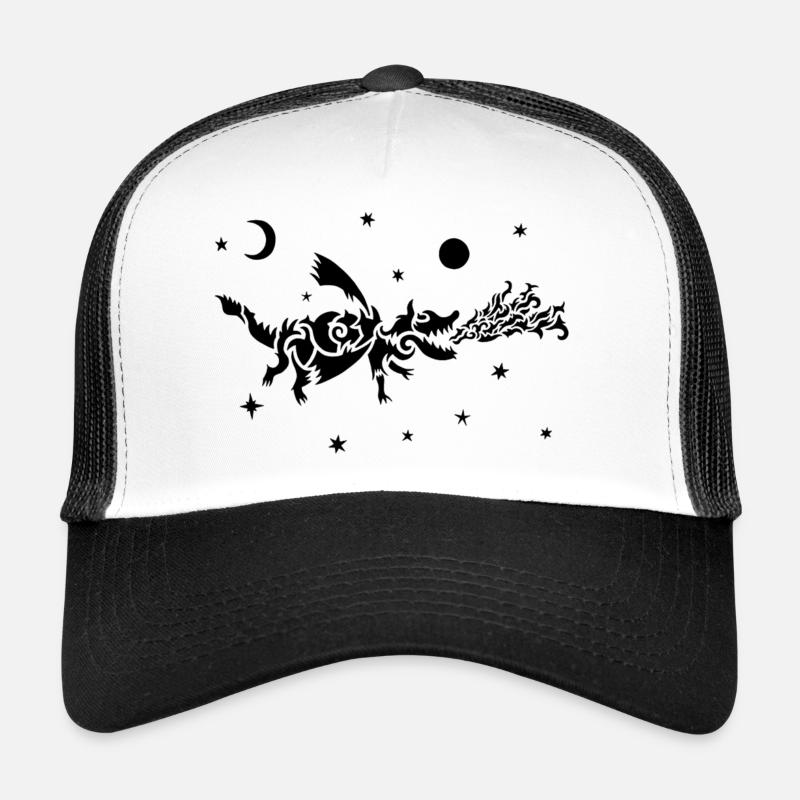 Der schwarze Drache Trucker Cap
