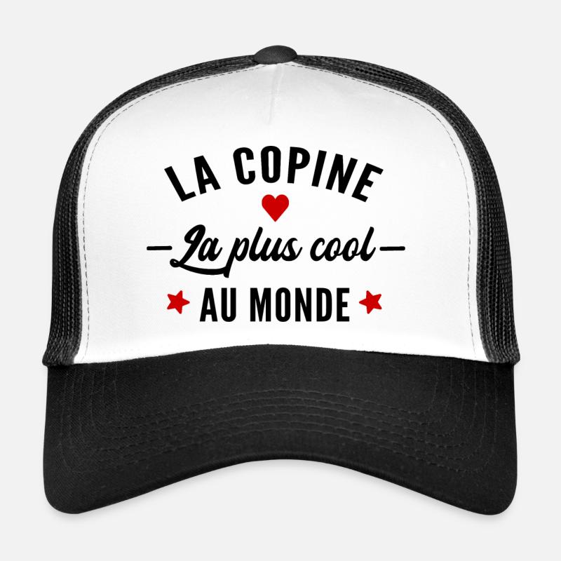 la copine la plus cool du monde / copine cool Casquette trucker 