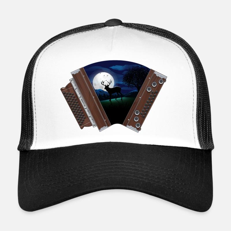 Clair de lune accordéon styrienne | ZiachON ! Casquette trucker 