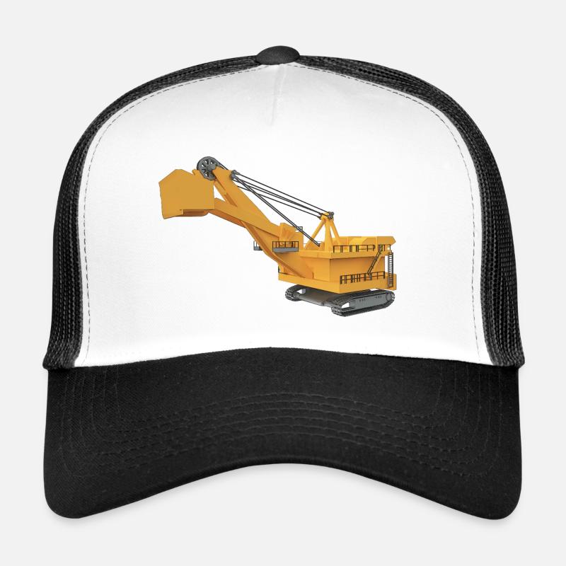 Riesiger Bagger Trucker Cap