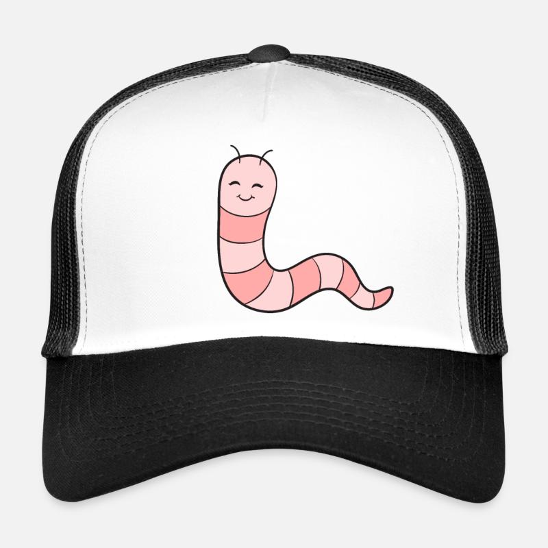 Worm Earthworm Trucker Cap