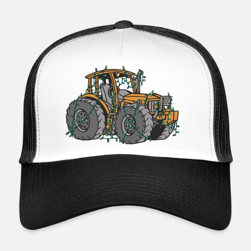 Tracteur String Lights Farmer Cadeau de Noël Casquette trucker 
