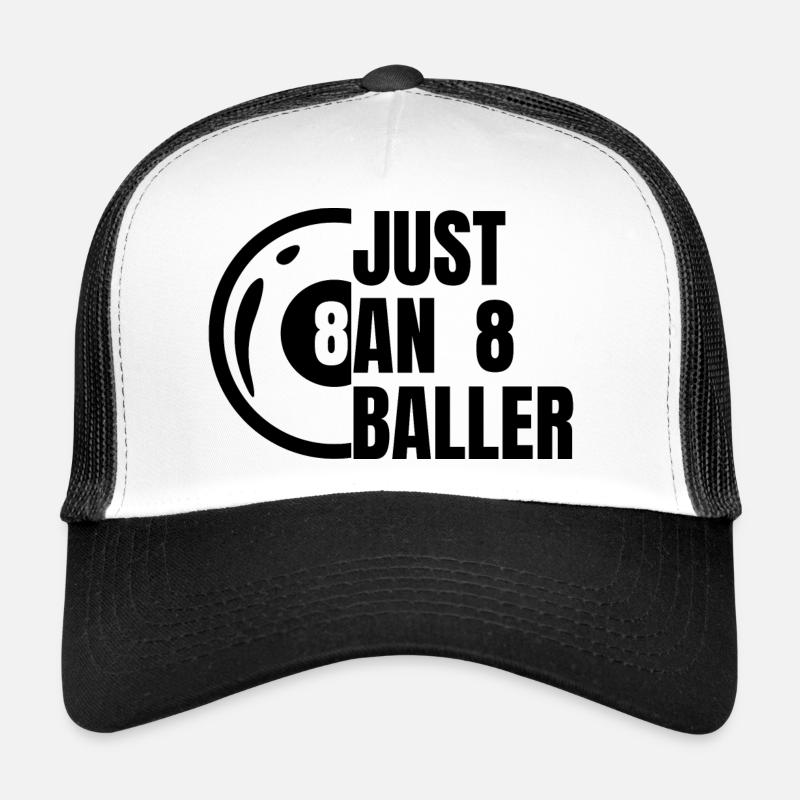 Only one 8-ball player Trucker Cap