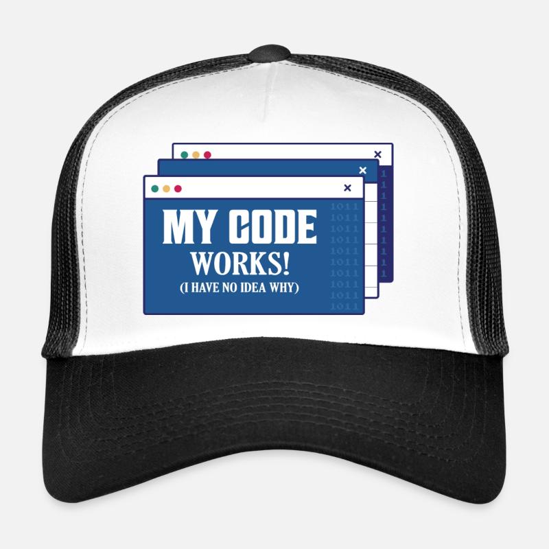 Mon code fonctionne! Je n’ai aucune idée de pourquoi un logiciel de codage Casquette trucker 