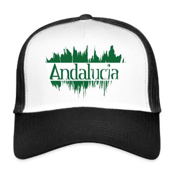Andalucia - Trucker Cap - Weiß/Schwarz - Vorne