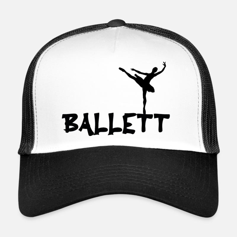Ballett - Trucker Cap - Weiß/Schwarz
