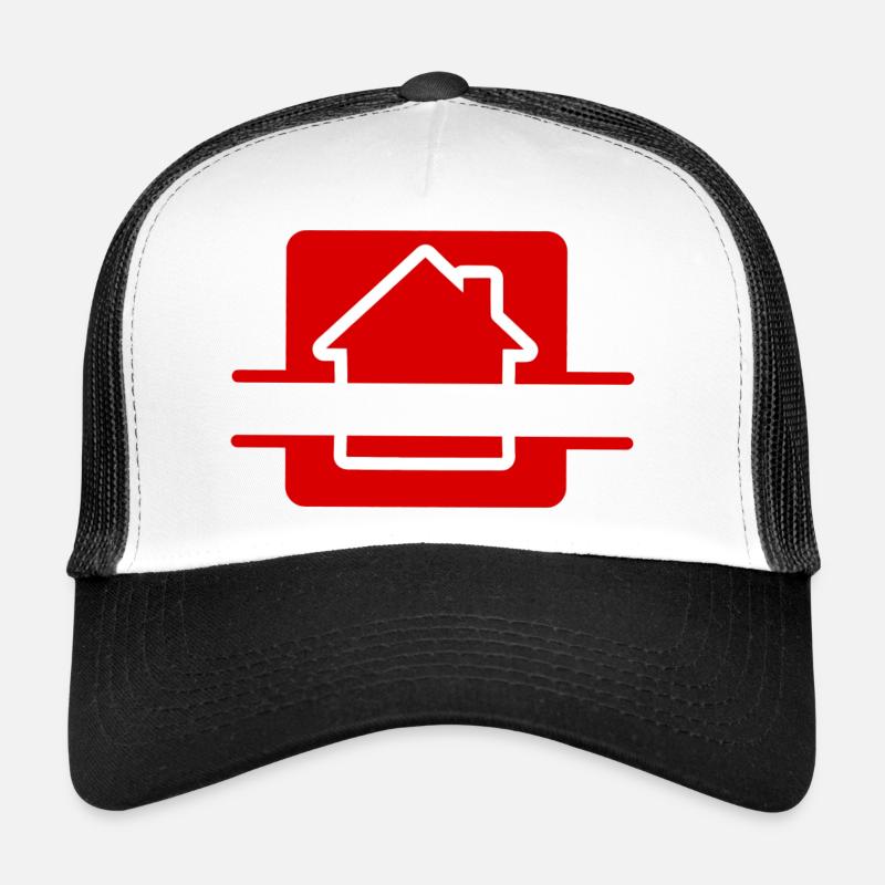 Maison rouge agent immobilier Casquette trucker 