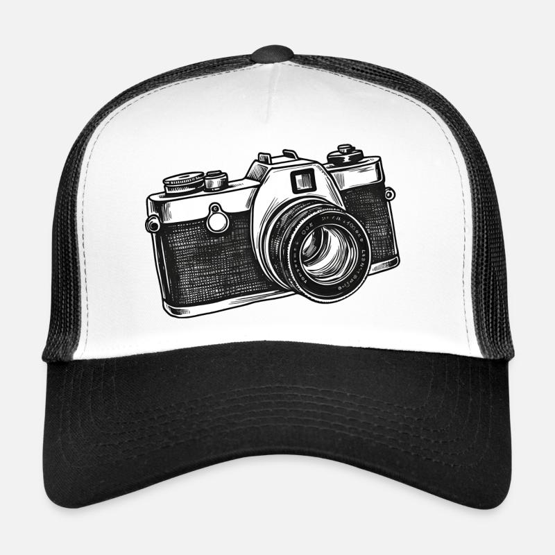 Camera, Vintage Camera, Old Camera, Old Trucker Cap