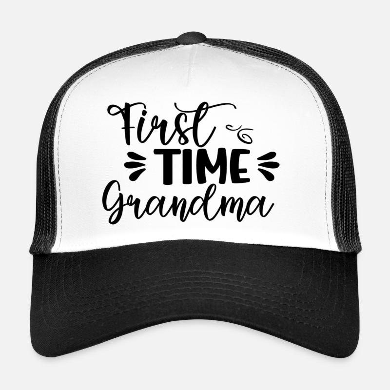 First Time Grandma Trucker Cap
