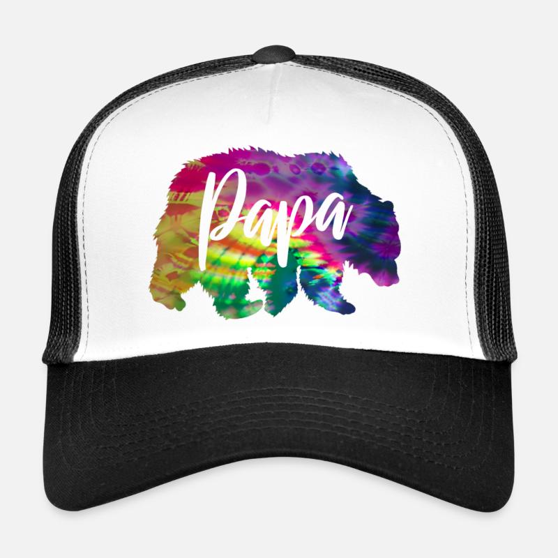 Ours Père Batik Tie Dye Ours Casquette trucker 