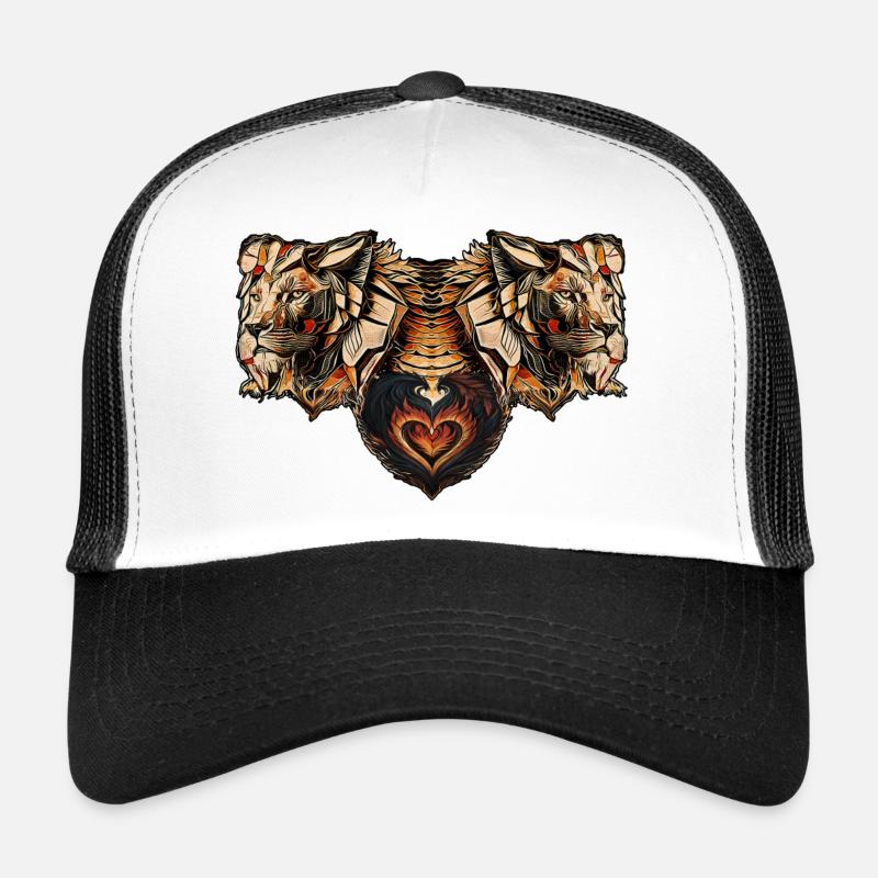 Lions - Trucker Cap - Weiß/Schwarz