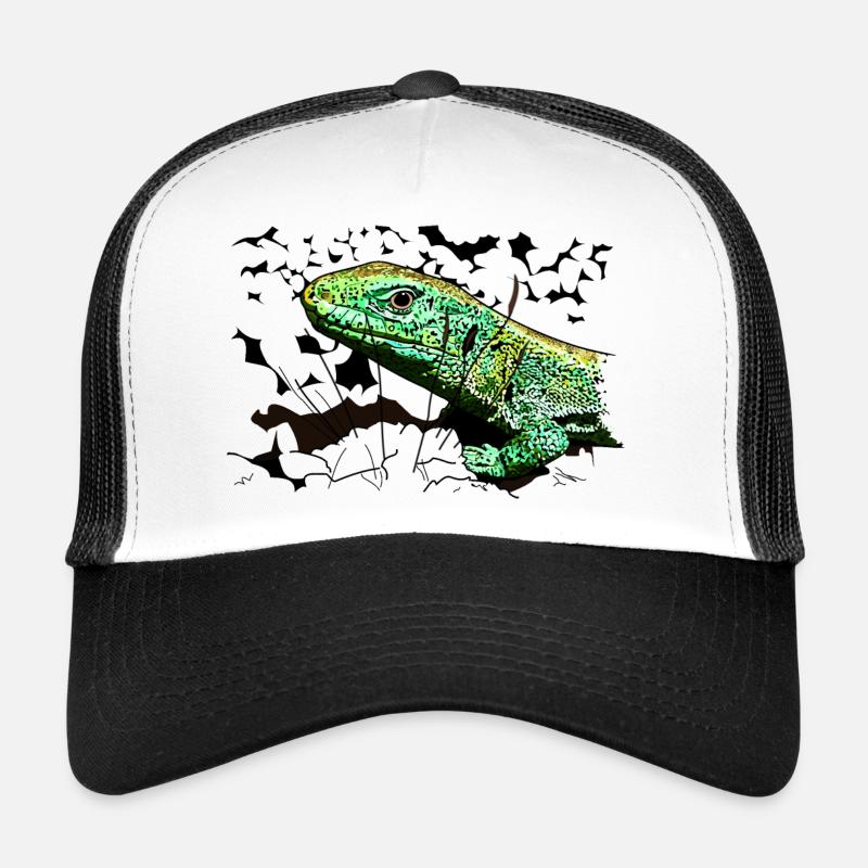 Eine Eidechse im Garten Trucker Cap